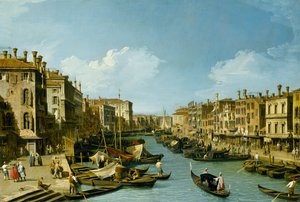 Il Canal Grande vicino al Ponte di Rialto, Venezia, c.1730
