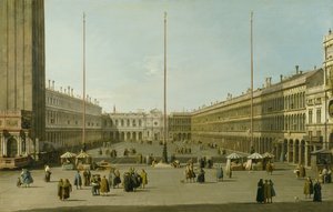 La Piazza San Marco da Giovanni Antonio Canal