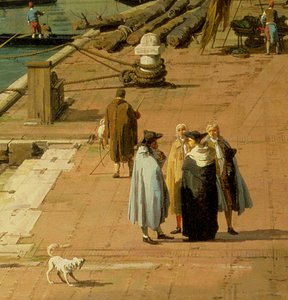 La Riva degli Schiavoni, guardando a Ovest (dettaglio)
