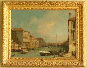 Veduta del Canal Grande, Venezia, da Campo S. Vio