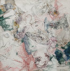 G. C. Riccardi, Composizione n.1, 1998, Gemischte Technik, 125x125, Arpino, Stiftung Umberto Mastroianni, Italia. da Gian Carlo Riccardi