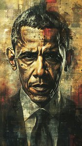 Ritratti di Barack Obama per stampe murali