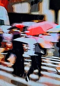 Red umbrella