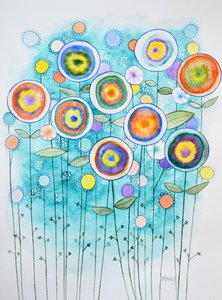 Fiori astratti da Marys Watercolors