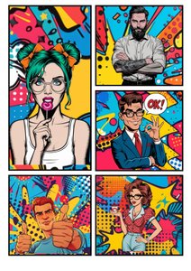 Fumetto Popart "OK da Mario Witt