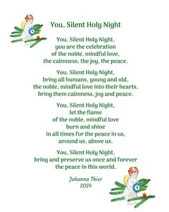 Tu, Notte Santa Silenziosa da Johanna Thier
