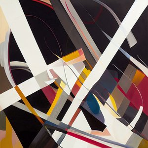 Schizzi di colore astratti Design creativo, stampe su tela, idee di decorazione murale moderna da F. Abderrahim