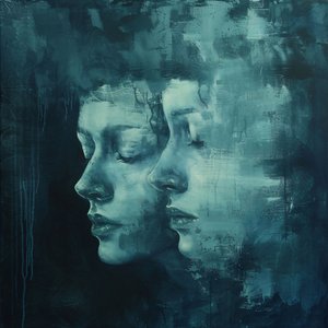 Pittura a doppia faccia in tristezza, decorazioni murali e stampe su tela