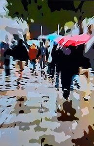 Folla della città da Mavet