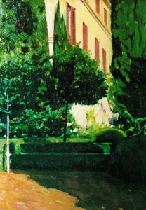 Giardino di Monforte - Pittura valenciana da Alejandro Cabeza
