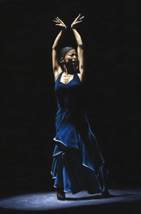 Ballerina solista di flamenco