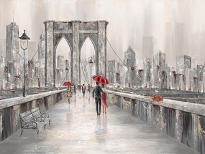 Rose, Ponte di Brooklyn da Isabella Karolewicz