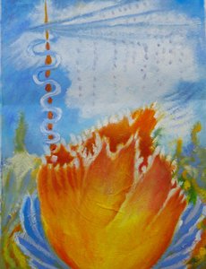 Fiore arancione da 