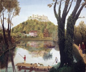 La fortezza vista da Leopodskron