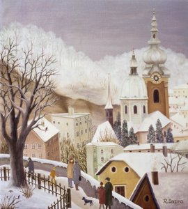 Festungsgasse in inverno
