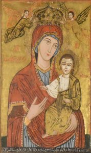 La famosa icona di Santa Maria, presente in molte chiese.