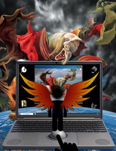 La caduta dell’angelo (dalla serie WINDOWS) da Alexander Eibach