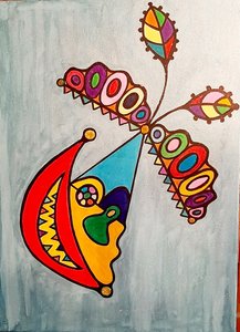 Umorismo in tempi bui da Steffi_Seiler_Art