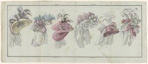 Magasin des Modes Nouvelles Françaises et Anglaises, 20 luglio 1787, 25e cahier, 2e année, Pl. unique da A.B. Duhamel