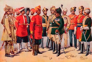 Un Gruppo di Soldati Indiani da AC Lovett
