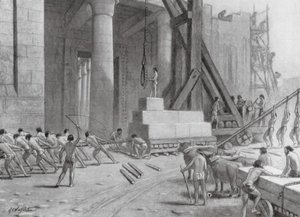 Artigiani Fenici che Costruiscono un Tempio per Salomone da A.C. Weatherstone