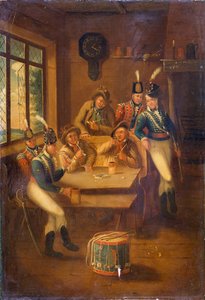 Una festa di reclutamento, 1805 da A.E. Eglington