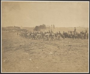 [Prima batteria del Connecticut, vicino a Fredericksburg] da A.J. Russell