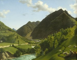 Una valle nei Pirenei da A.L.R.M. Duperraux