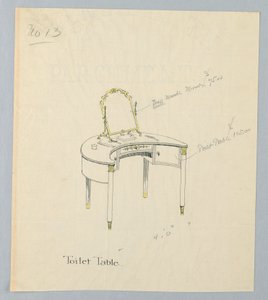 Progetto per tavolo da toeletta n. 13