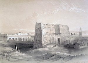 Tempio di Edfu, Egitto, XIX secolo