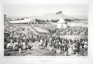 Incoronazione del generale Faustin Soulouque (c.1785-1867) come imperatore di Haiti