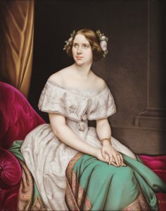 Ritratto di Francisca di Braganza, Principessa di Joinville da A. Asel