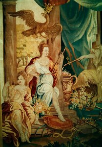 Europa, da un arazzo dei quattro angoli del mondo, (dettaglio)