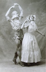 Nijinski e Karsavina che danzano nel balletto 
