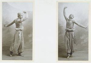 Ritratto di Vaslav Fomich Nijinsky (1889-1950) nel ruolo dello Schiavo Nero da 