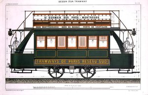 Progetto per un Tram da A. Cheneveau