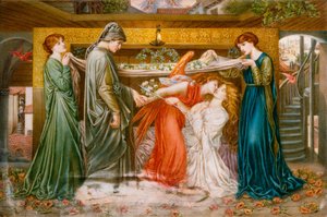 Il sogno di Dante al momento della morte di Beatrice da A. Corsi Lalli