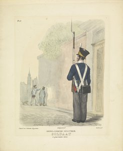 Soldato in uniforme di guarnigione, 1820-1825 da A. Courtois