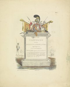 Frontespizio per la serie di uniformi del Regno dei Paesi Bassi, 1820-1825 da A. Courtois