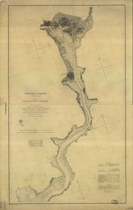 Fiume Potomac (in quattro fogli): Foglio n. 4, da Indian Head a Georgetown