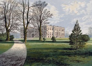 Castello di Kimbolton, Cambridgeshire, fine 19° secolo da A F Hydon