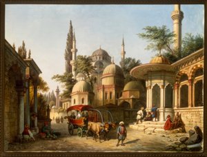 Vista di una moschea a Istanbul da A. Finke