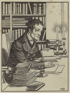 Illustrazione per The Essays of Elia di Charles Lamb da A. Garth Jones