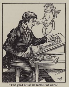 Illustrazione per The Essays of Elia di Charles Lamb da A. Garth Jones