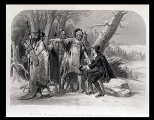 Roger Williams protetto dai Narragansetts, 1636, da 