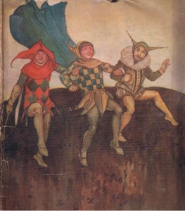 Disegno della copertina posteriore, da Tales from Shakespeare pub. da Ward Lock & Co Ltd, 1930-40s