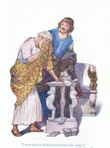 Timon disse al gentile amministratore di farsi coraggio (Timon d