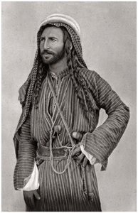 Un beduino del deserto, Iraq, 1925