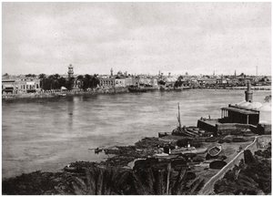 Baghdad moderna, la Città dei Califfi, Iraq 1925 da A. Kerim