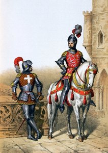 Capitano degli arcieri a Parigi e un cavaliere, XV secolo, 1887